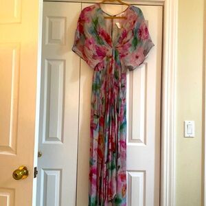 Olivacious floral gown sz m